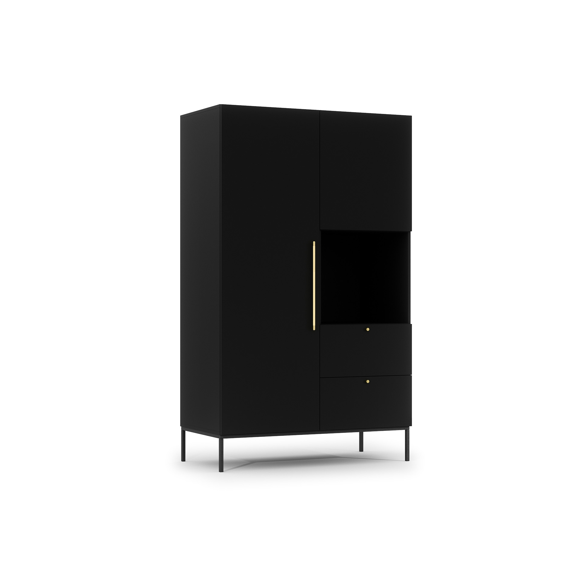 Lanzzi 120 spinta, matinė juoda/matinė juoda