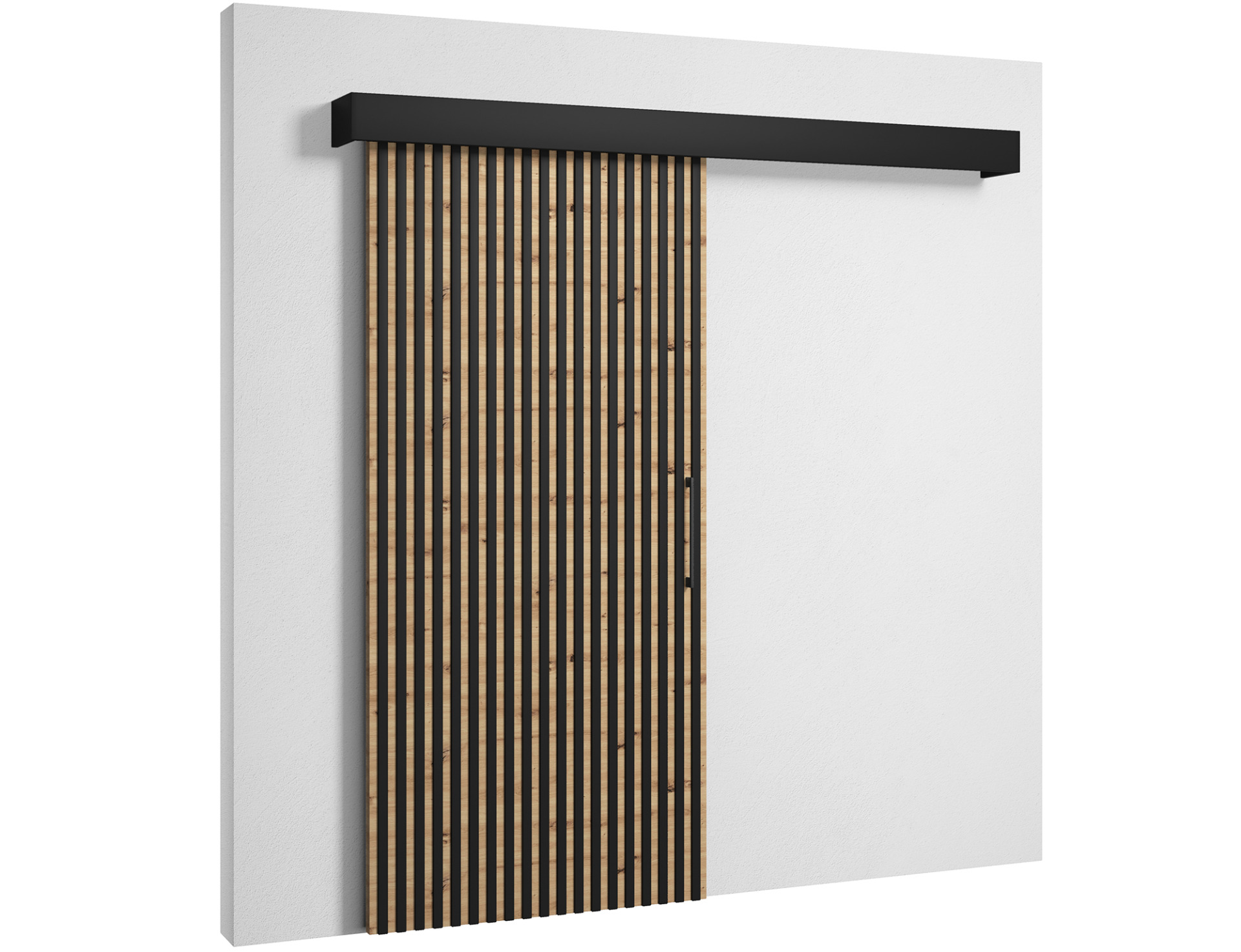 Tauricio stumdomos durys juodos