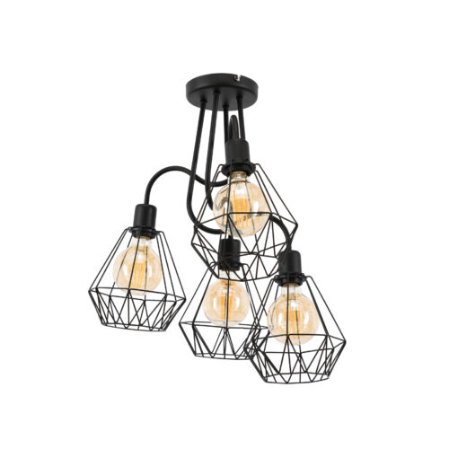 Bendinni, 60x60x50cm sietynas 4 juodi