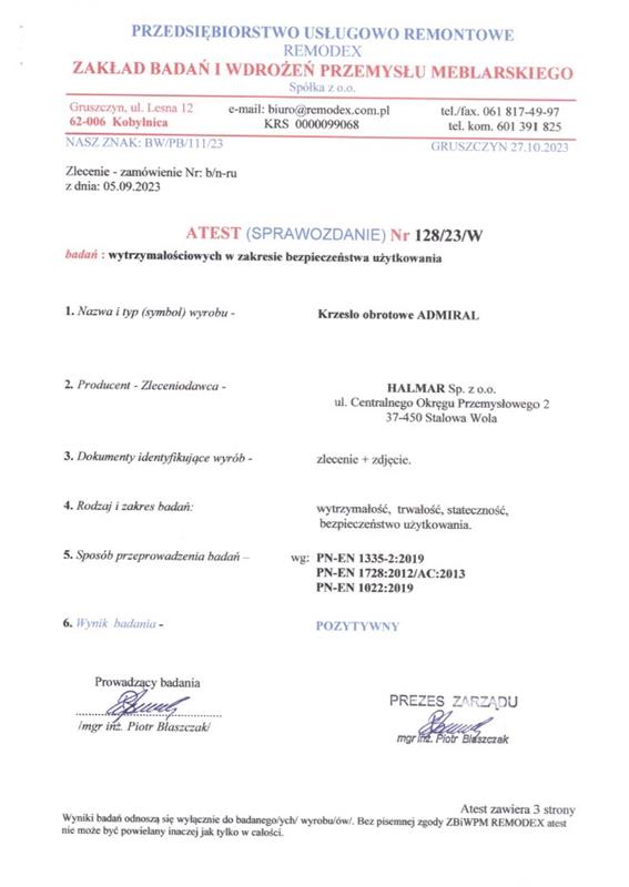 ADMIRAL biuro kėdė — изображение 6