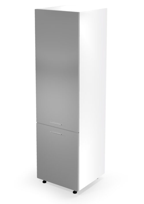 VENTO DL-60/214 aukšta krovininė spinta, spalva: balta / šviesiai pilka