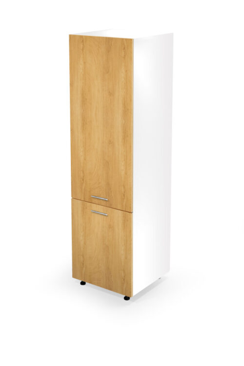 VENTO DL-60/214 aukšta krovininė spinta, spalva: balta / medaus ąžuolas