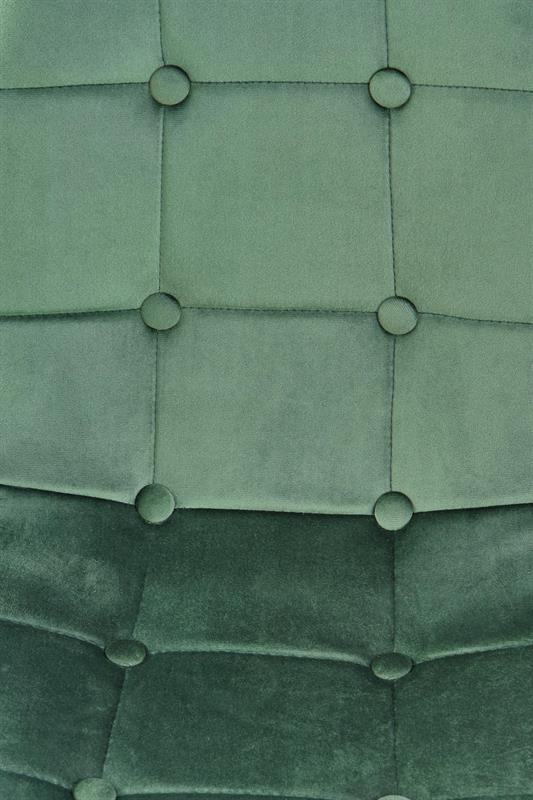 K417 kėdė, spalva: tamsiai žalia - Paveikslėlis 5