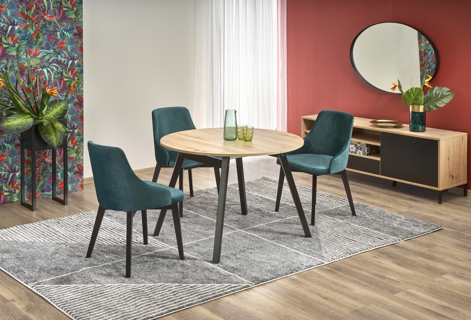 RUBEN prailgintas stalas, ąžuolo spalvos