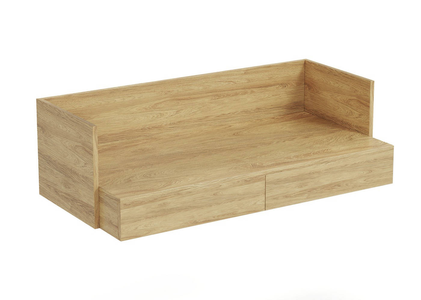 MOBIUS biuro stalo spalva: hikorinis ąžuolas