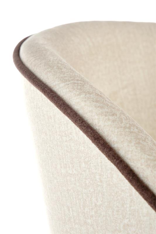 MARINO krėslas, spalva: aksomas - MONOLITH 04 (kreminė) — изображение 7