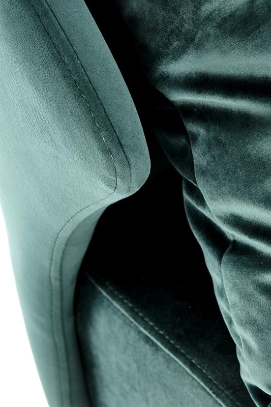 VICTUS laisvalaikio fotelis tamsiai žalias/juodas - Paveikslėlis 7