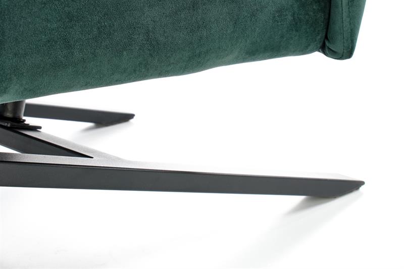 VICTUS laisvalaikio fotelis tamsiai žalias/juodas - Paveikslėlis 8