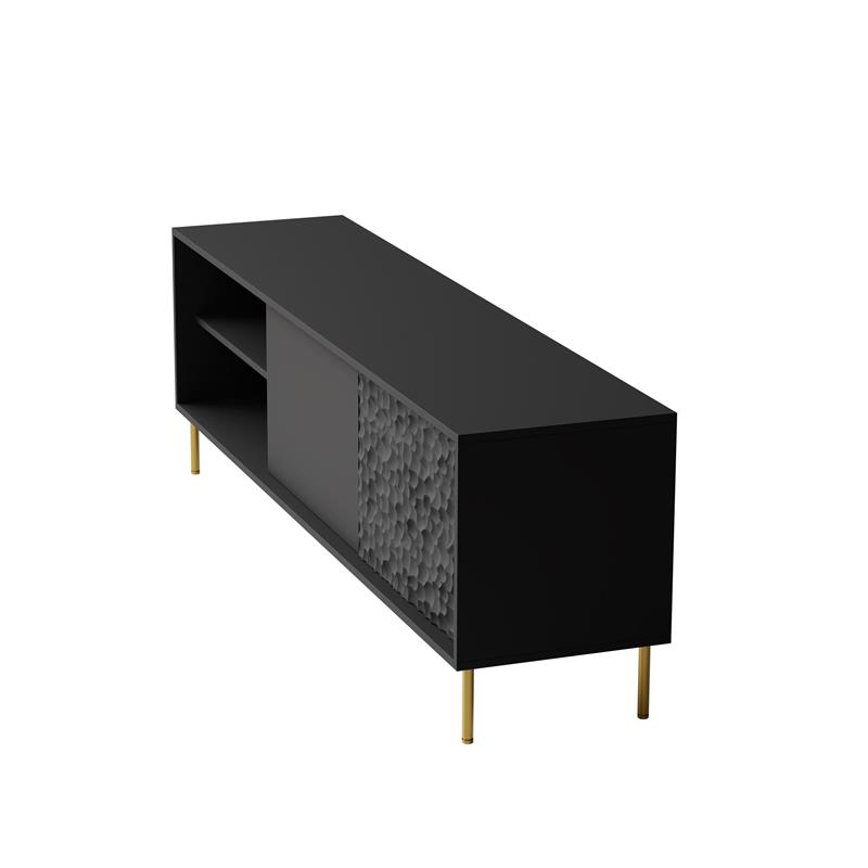 BULLET RTV-1 TV staliukas, juodas / auksinis - Paveikslėlis 2