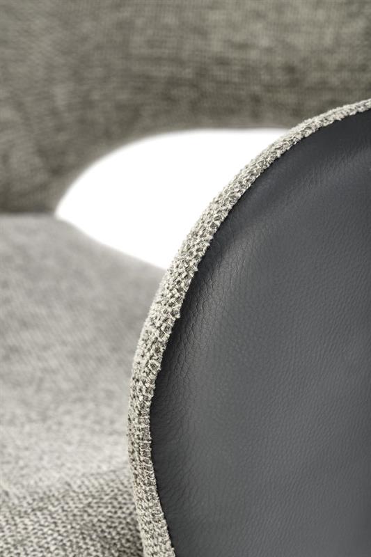 K494 kėdė, pilka / juoda - Paveikslėlis 7