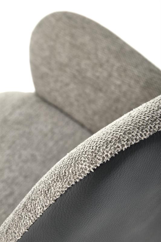 K494 kėdė, pilka / juoda - Paveikslėlis 8