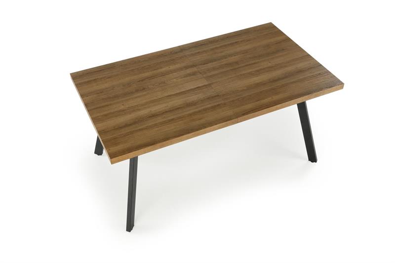 BERLIN prailginamasis stalas, riešutmedis / juoda — изображение 18