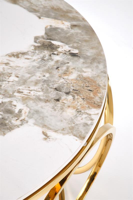 VENUS 2 vnt. staliukas, baltas marmuras / auksas — изображение 4