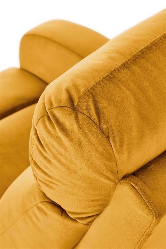 WONDER atlošiamas krėslas, garstyčių spalvos — изображение 2