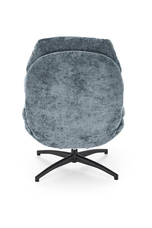 DARIO laisvalaikio kėdė su taburetėle, mėlyna — изображение 3