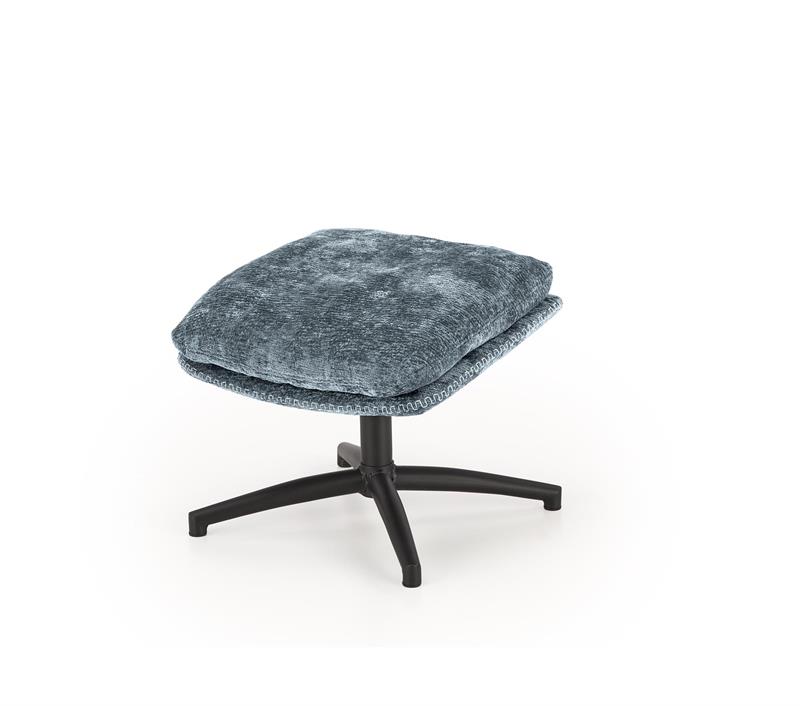 DARIO laisvalaikio kėdė su taburetėle, mėlyna — изображение 6