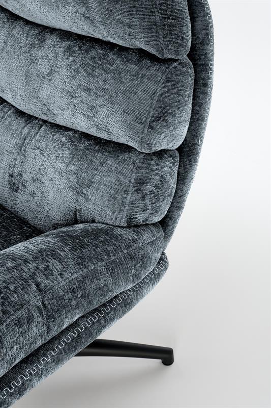 DARIO laisvalaikio kėdė su taburetėle, mėlyna — изображение 14