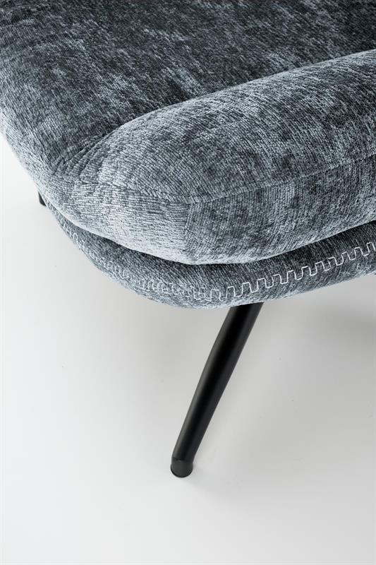 DARIO laisvalaikio kėdė su taburetėle, mėlyna — изображение 15