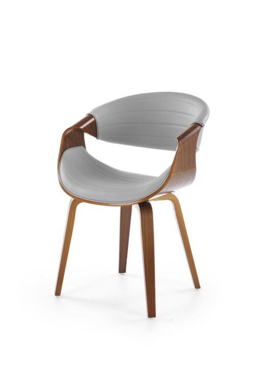 K544 kėdė, pilka / riešutmedžio