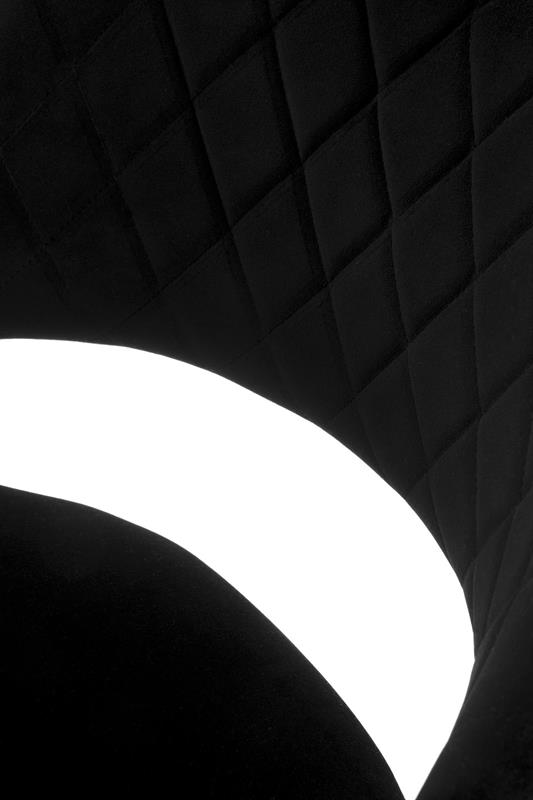 H124 baro kėdė, juoda / riešutmedžio - Paveikslėlis 7