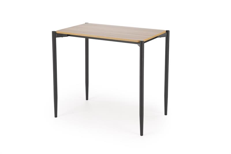 NANDO stalas + 2 kėdės, spalva: natūrali / juoda - Paveikslėlis 9