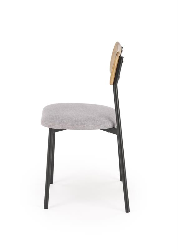 NANDO stalas + 2 kėdės, spalva: natūrali / juoda - Paveikslėlis 11