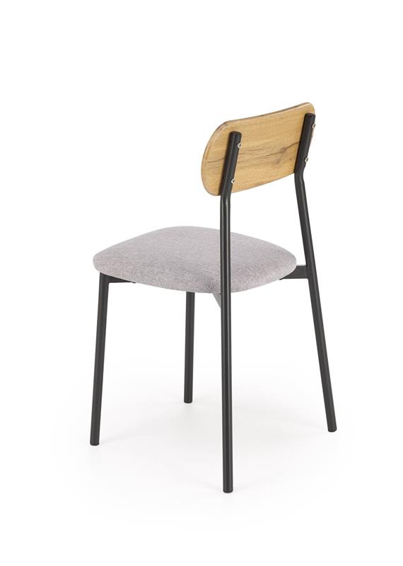 NANDO stalas + 2 kėdės, spalva: natūrali / juoda - Paveikslėlis 13