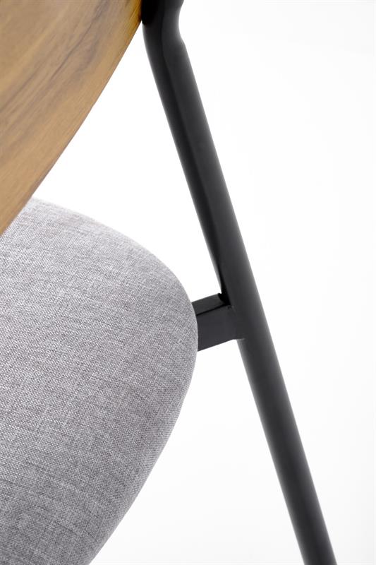 NANDO stalas + 2 kėdės, spalva: natūrali / juoda - Paveikslėlis 14