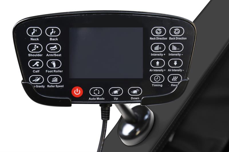 SOLARIA masažinis krėslas / šildymo funkcija / spalvos: juoda / auksinė — изображение 2