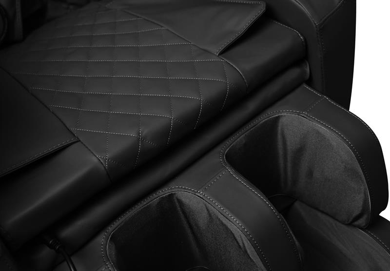 SOLARIA masažinis krėslas / šildymo funkcija / spalvos: juoda / auksinė — изображение 4