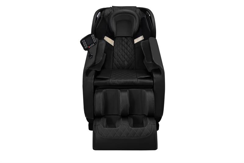 SOLARIA masažinis krėslas / šildymo funkcija / spalvos: juoda / auksinė — изображение 11