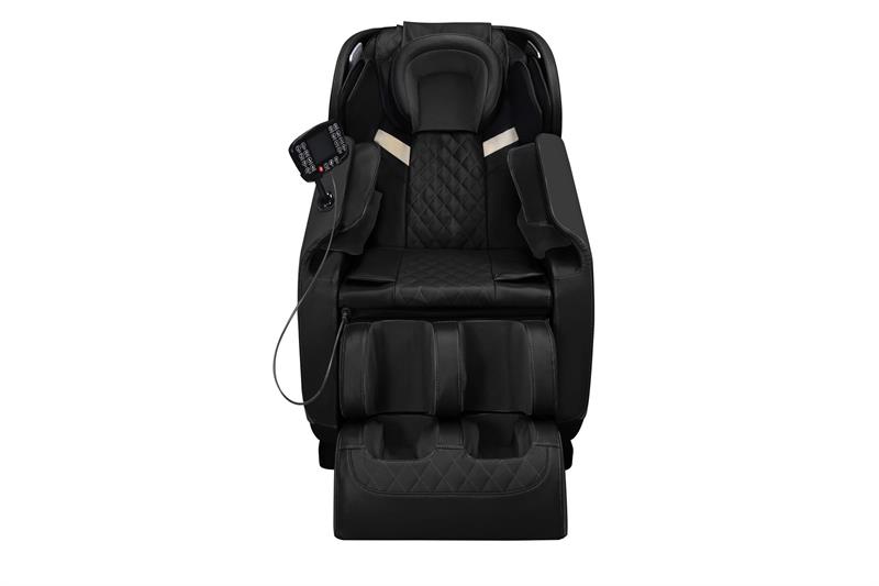 SOLARIA masažinis krėslas / šildymo funkcija / spalvos: juoda / auksinė — изображение 12