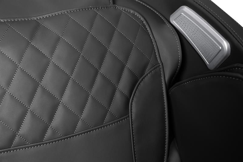 SOLARIA masažinis krėslas / šildymo funkcija / spalvos: juoda / auksinė — изображение 14