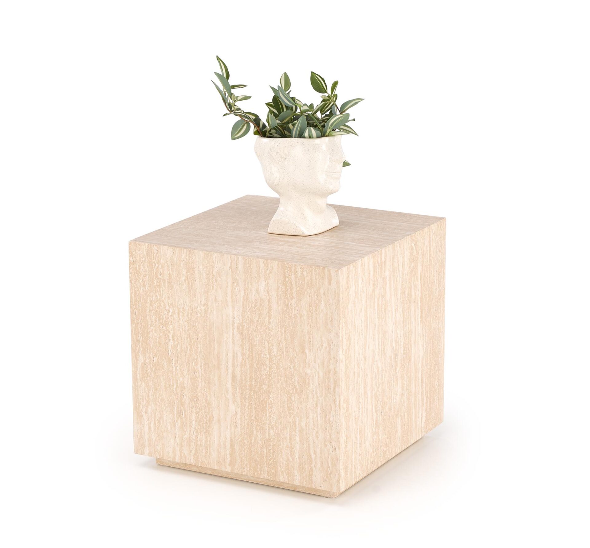 TRAVERTINO_S KWADRAT kavos staliukas, travertinas