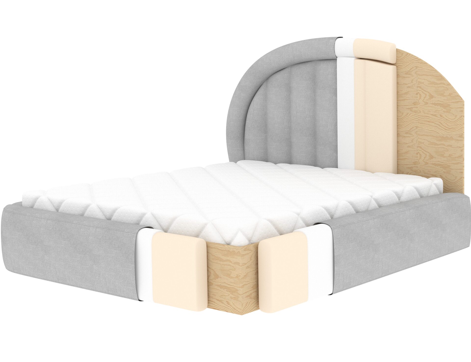 Lova „Tapedo“ + metalinis rėmas/dujos/konteineris 140x200 - Paveikslėlis 12