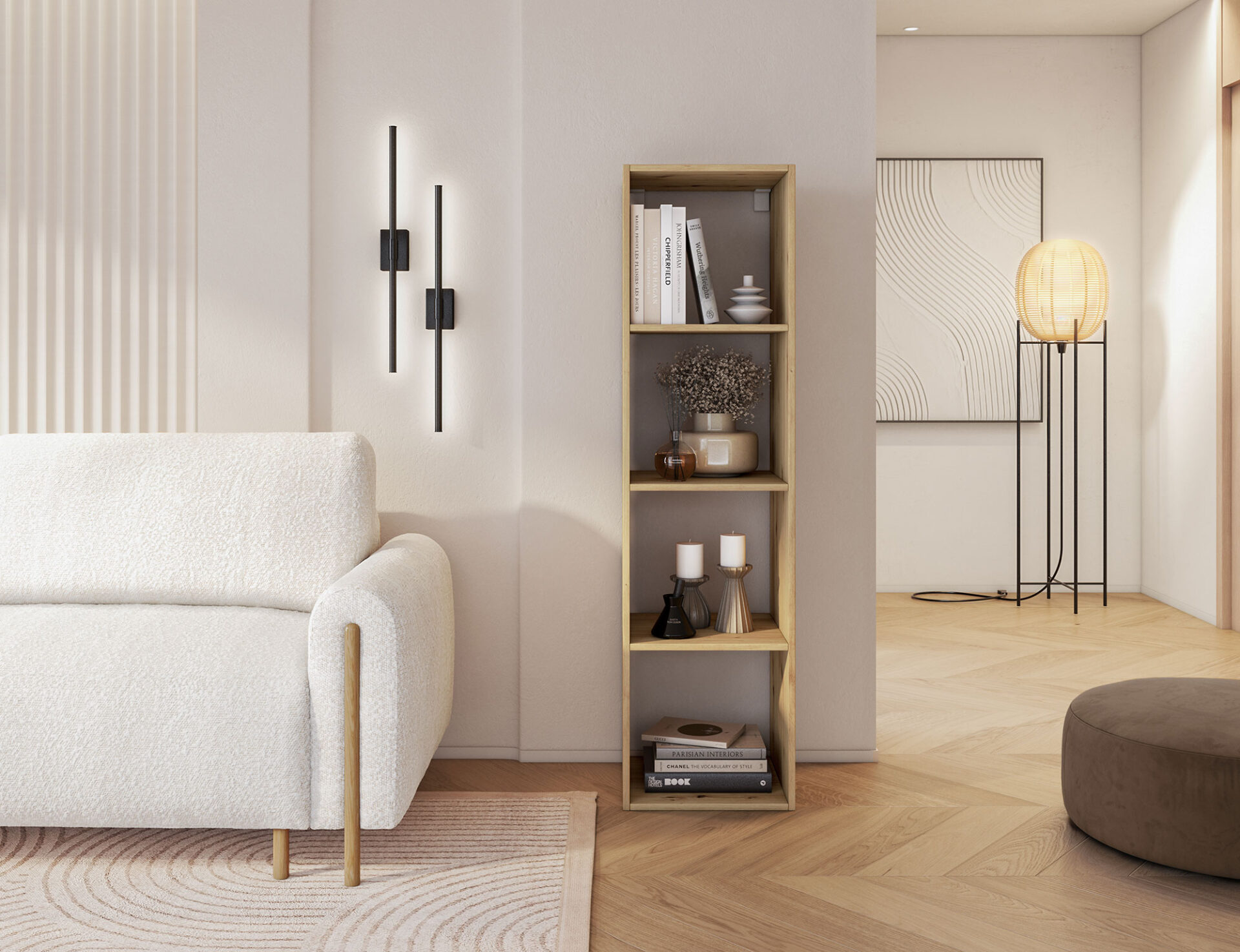 „Figgi Artisans“ ąžuolo knygų lentyna — изображение 2