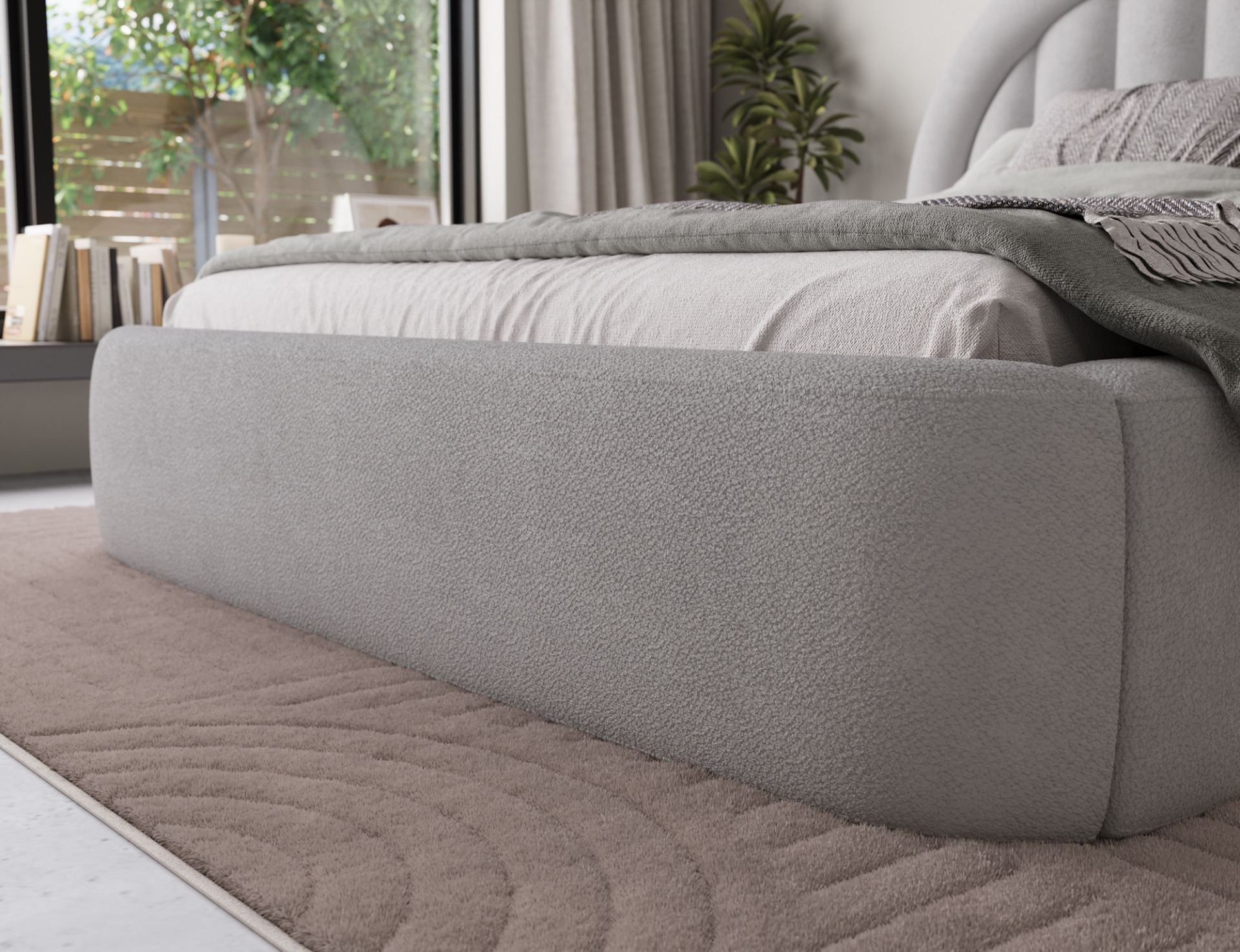 Lova „Tapedo“ + metalinis rėmas/dujos/konteineris 140x200 - Paveikslėlis 10