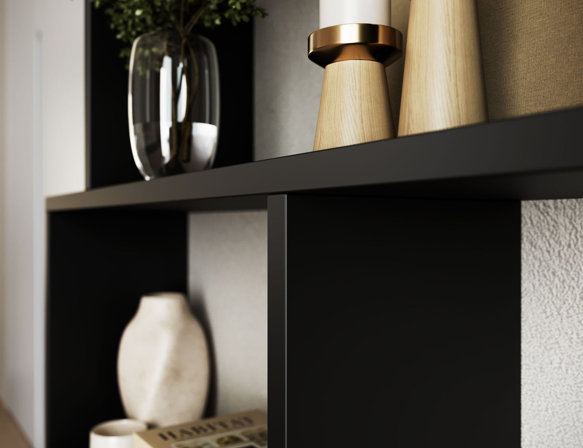 „Shellf“ juoda lentyna - Paveikslėlis 5