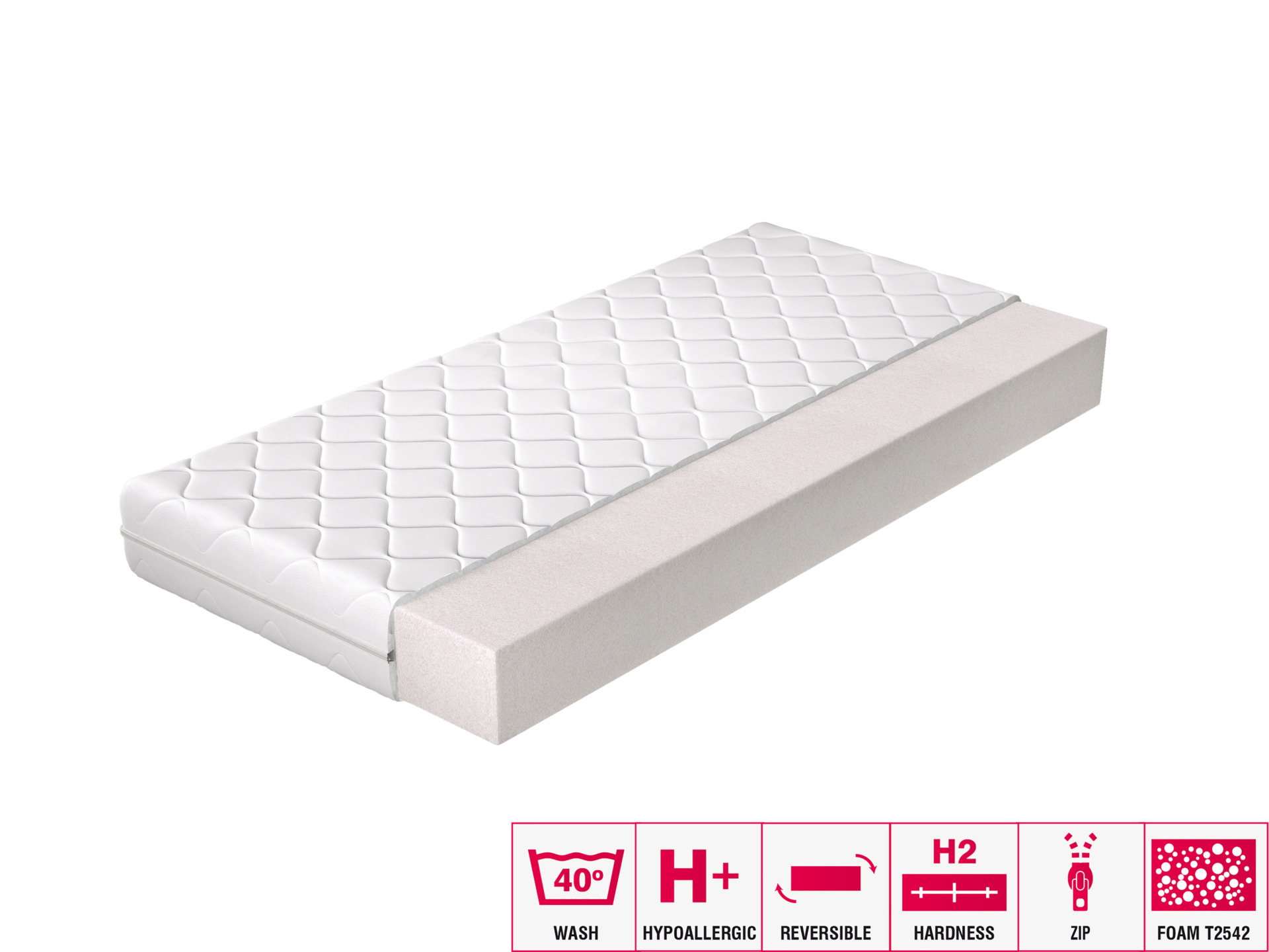 Linoleumo putų čiužinio 90x200 hipoalerginis užvalkalas - Paveikslėlis 5