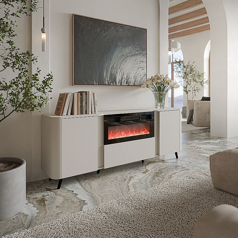 VOLARE komoda 200 EF kašmyras/kašmyras