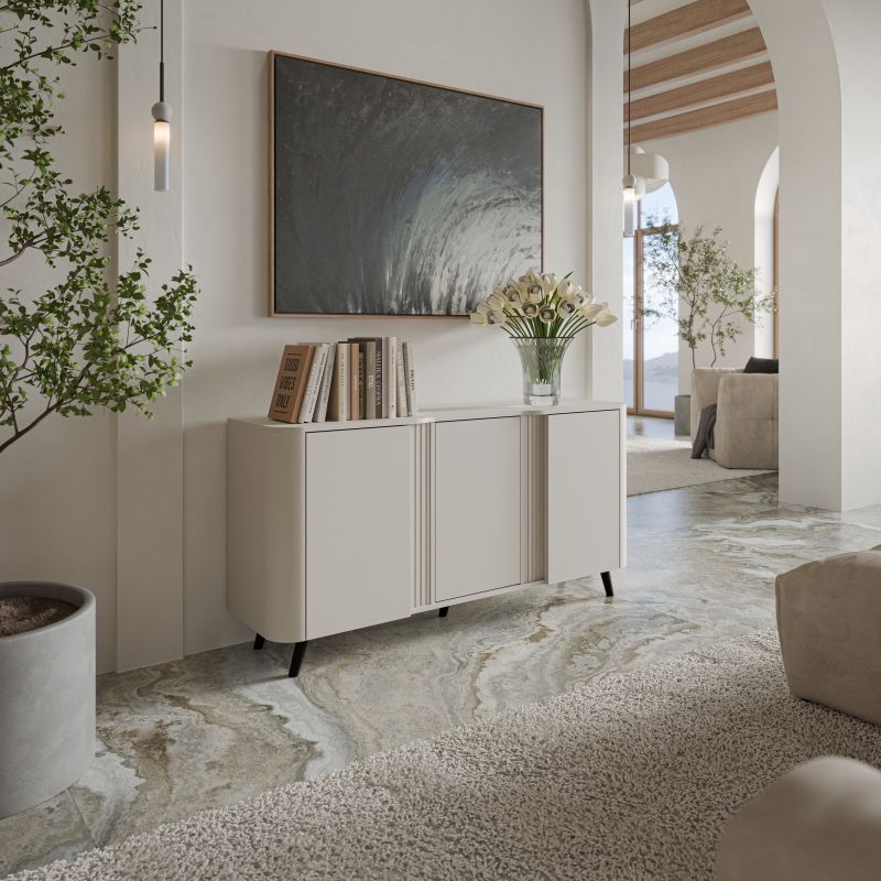 VOLARE komoda 150 (3D) kašmyras/kašmyras