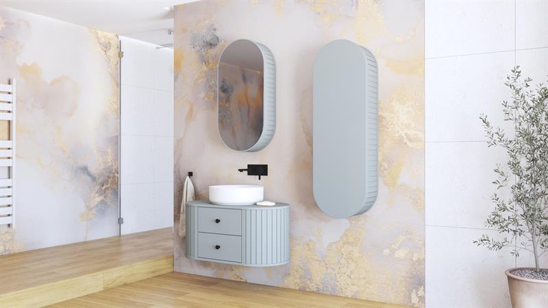 veidrodinė spintelė, VENEZIA SLU, fjordo matinė spalva - Paveikslėlis 6