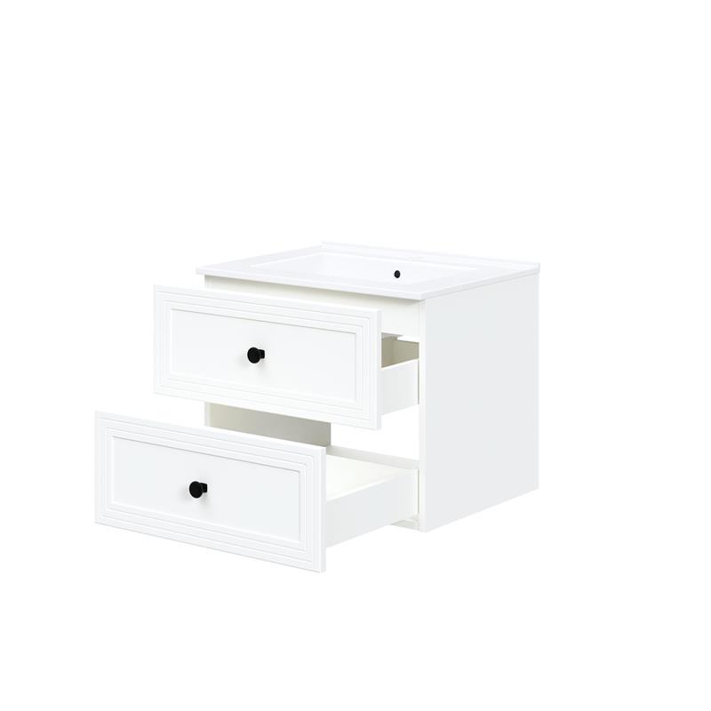 Kriauklės spintelė, TORETO SU-60, balta matinė - Paveikslėlis 3