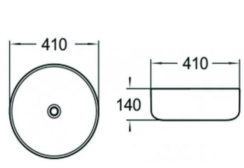 kriauklė, FASANO, balta