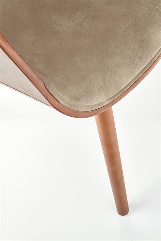 K396 kėdė, spalva: riešutmedžio / smėlio spalvos - Paveikslėlis 13