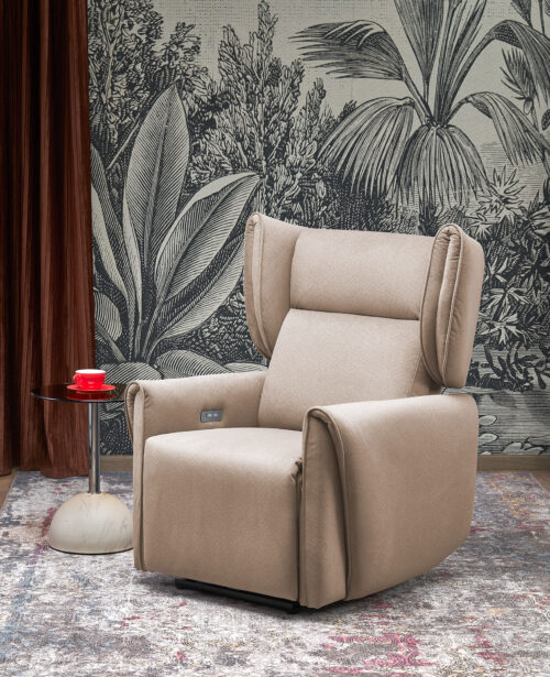 GELATO poilsio kėdė, smėlio spalvos