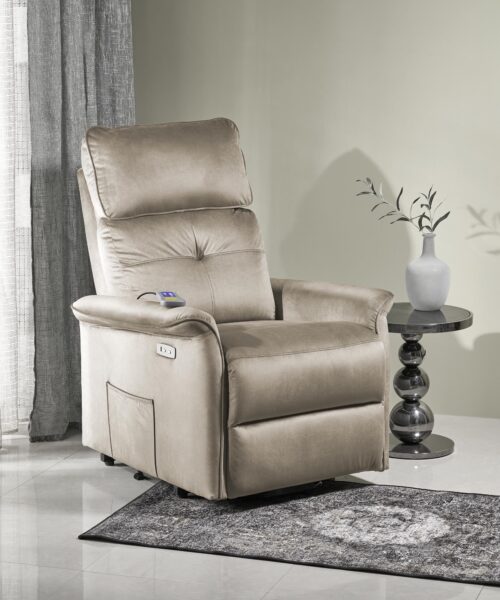 SEMIR 2 laisvalaikio kėdė, smėlio spalvos