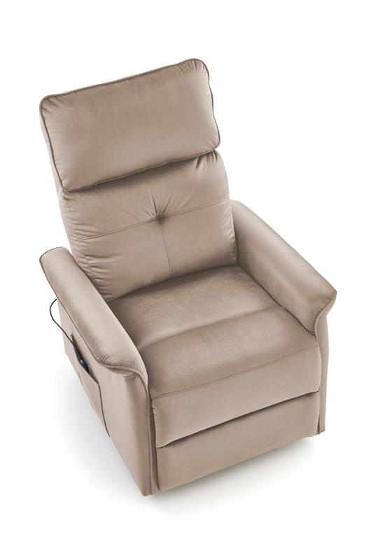 SEMIR 2 laisvalaikio kėdė, smėlio spalvos — изображение 4