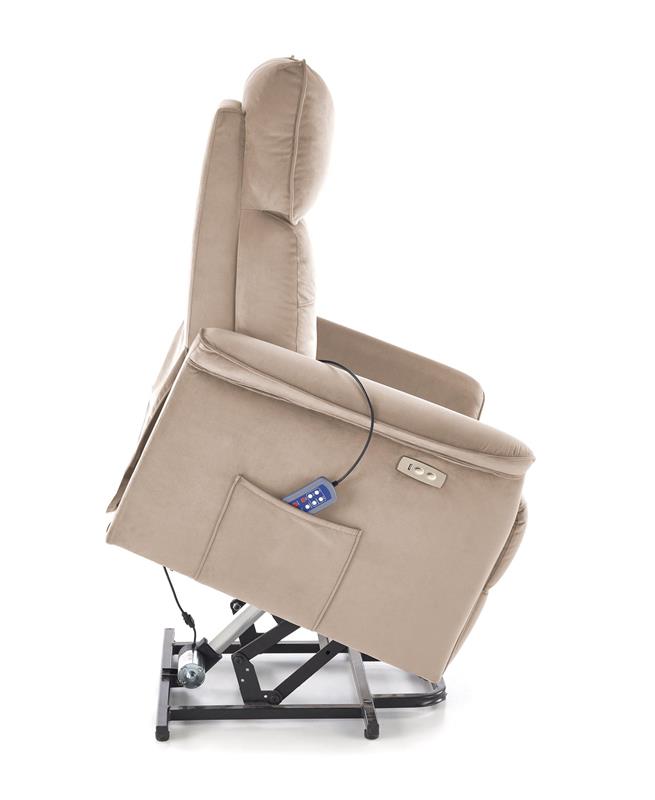 SEMIR 2 laisvalaikio kėdė, smėlio spalvos — изображение 11