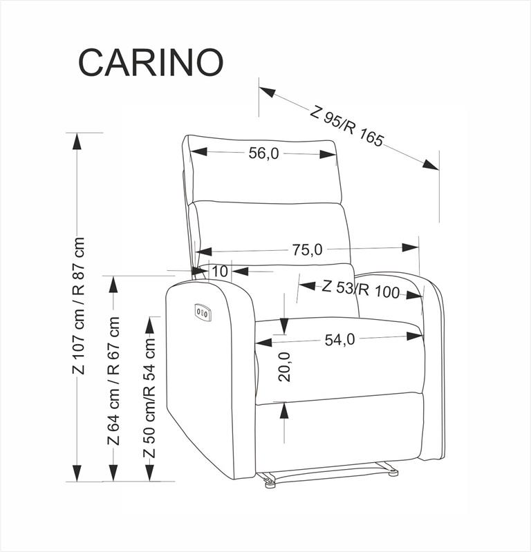 CARINIO laisvalaikio kėdė, pilka — изображение 4